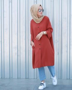 Tunic colorblock