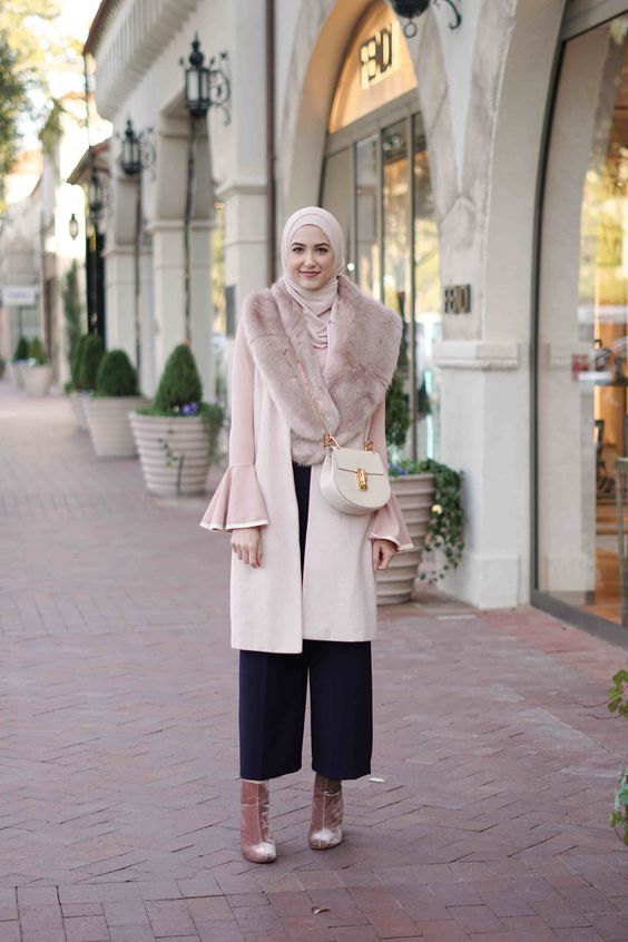 Winter style for hijab via withloveleena