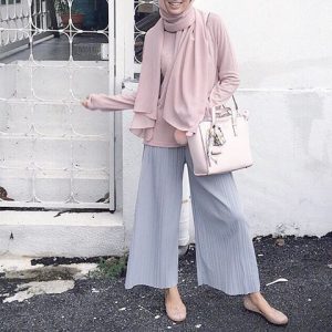 pastel hijab fashion