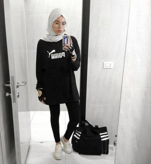Hijab outfits for the gym