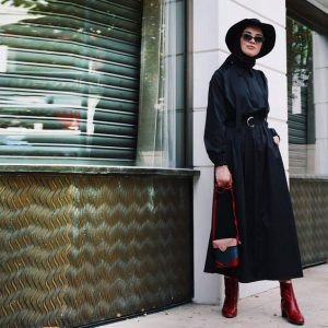 Ankle Boots hijab looks