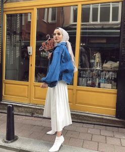 Hijab Styling Ideas With Denim Jacket