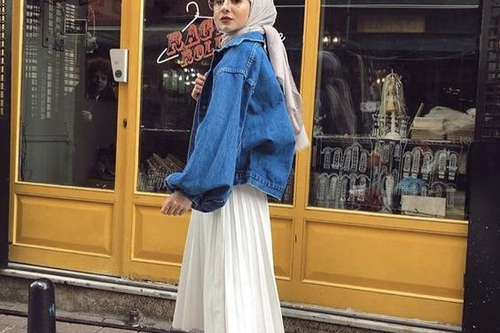 Hijab Styling Ideas With Denim Jacket