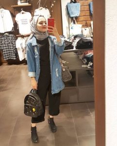 denim jacket for hijab