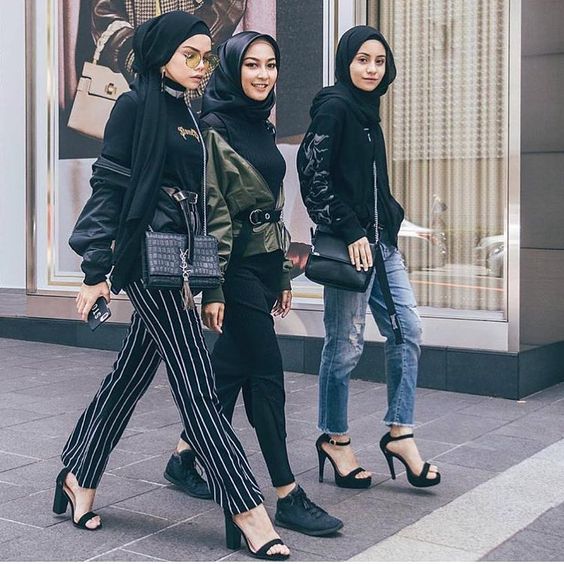 friendship hijab street style - Hijab-style.com