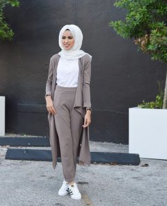 white hijab style ideas