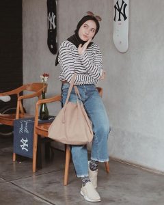 Denim Culottes For Hijab