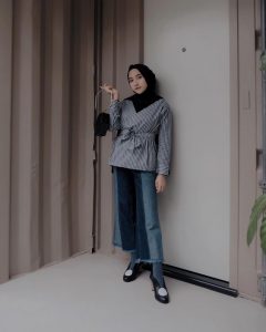 Denim pants pallazo cullotes