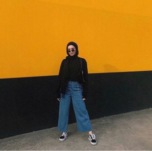 casual hijab style