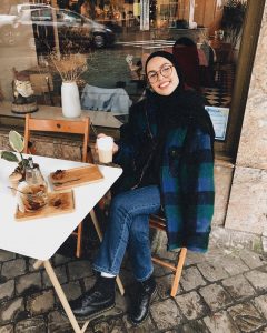 winter hijab style