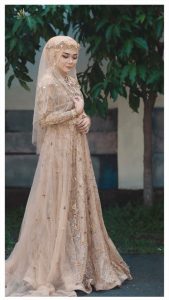Hijab wedding dress