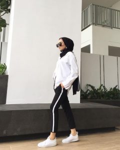 College Hijab Style