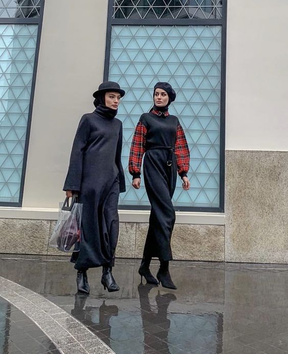 Winter Hijab Look Ideas With Stylish Hat
