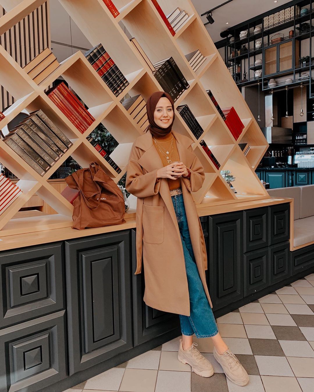 Chic Ways to Style Your Hijab Outfits in Brown