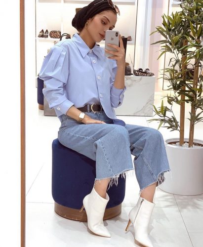 Summer Style Outfit Ideas Hijab With Jeans