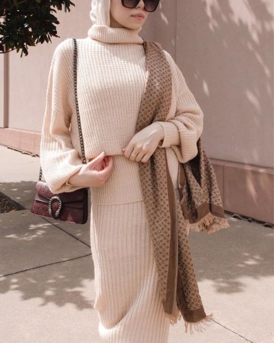 2020 Knit Trend Outfit Ideas For Hijab Style