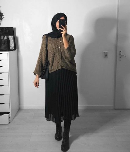 2020 Knit Trend Outfit Ideas For Hijab Style