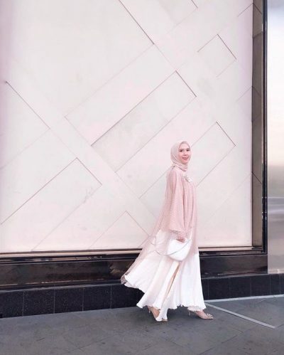 Elegant But Simple Wedding Guest Outfit For Hijabis