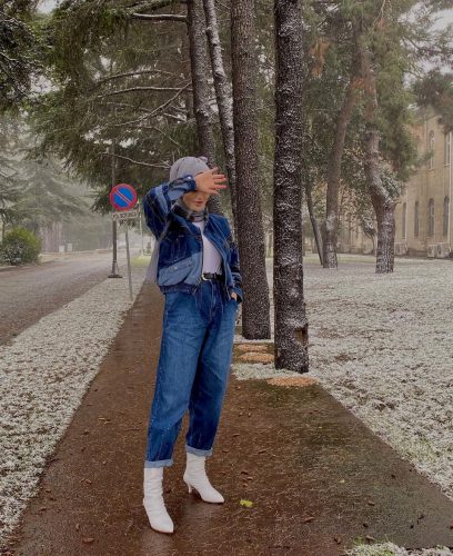 Chic Ways to Style Boots For Hijab Outfit