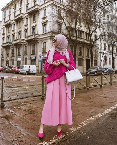Chic Ways to Style Pink Hijab Outfit Looks