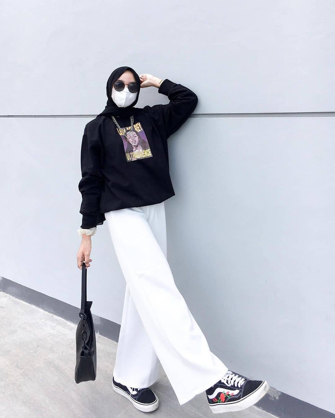 How to Style Hijab Outfit With Mask Trend