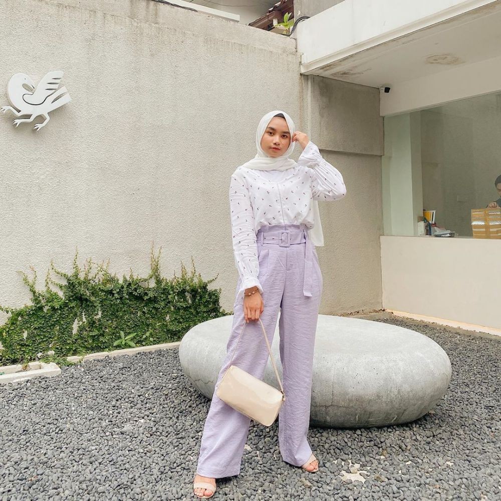 Chic Ways to Style High-waisted Pants For Hijab Outfit