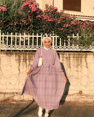 2021’s Spring Trend Hijab Look Ideas With Maxi Dresses
