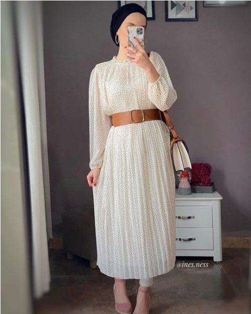 2021’s Spring Trend Hijab Look Ideas With Maxi Dresses