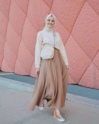 Casual Weekend Look Ideas For Hijab Girl
