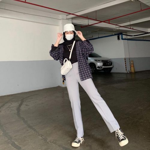 Casual Weekend Look Ideas For Hijab Girl