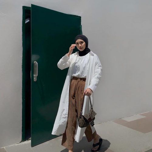 How to Style White For Hijab Style For Summer Looks