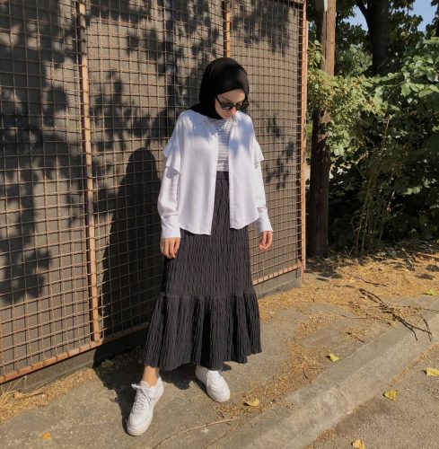 How to Style White For Hijab Style For Summer Looks