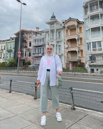 How to Style White For Hijab Style For Summer Looks