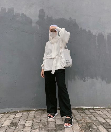 How to Style White For Hijab Style For Summer Looks