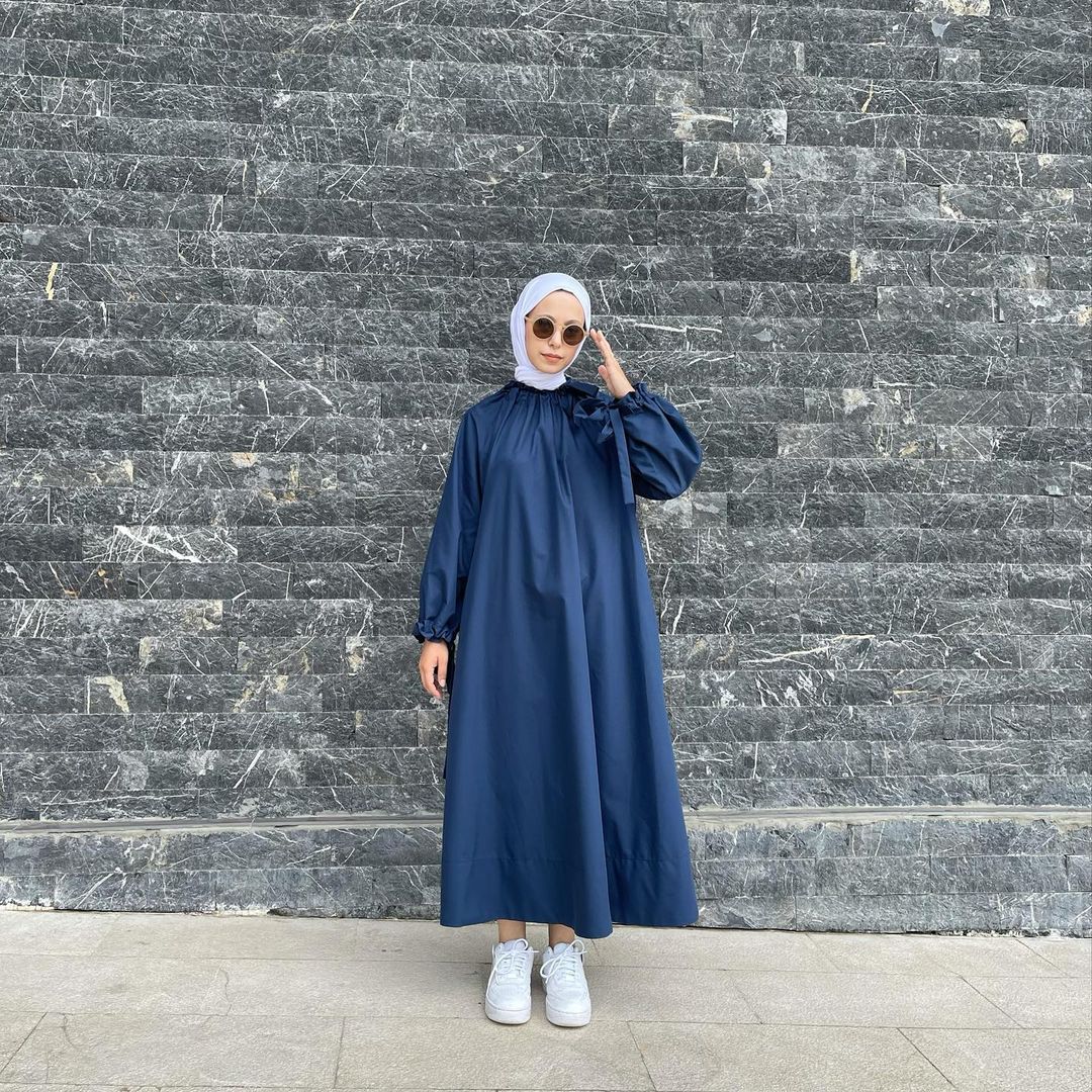 How To Style Blue For Hijab Outfit