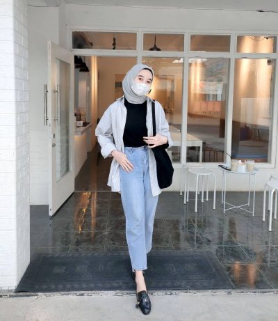 Fashionable Hijab Outfit That Will Inspire Back-To-Office Looks This Fall