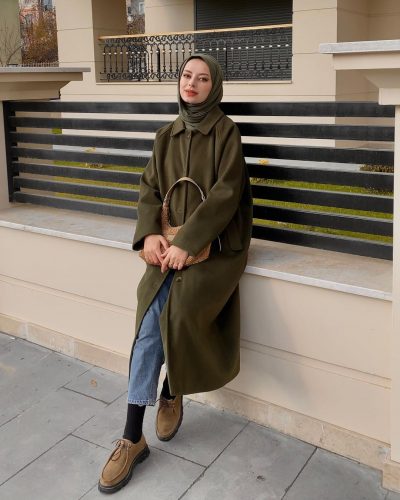 Comfiest Jacket To Complete Your Hijab Winter OOTD