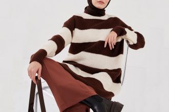 Trend Classic Knit Sweater For Hijab Fashion 2022
