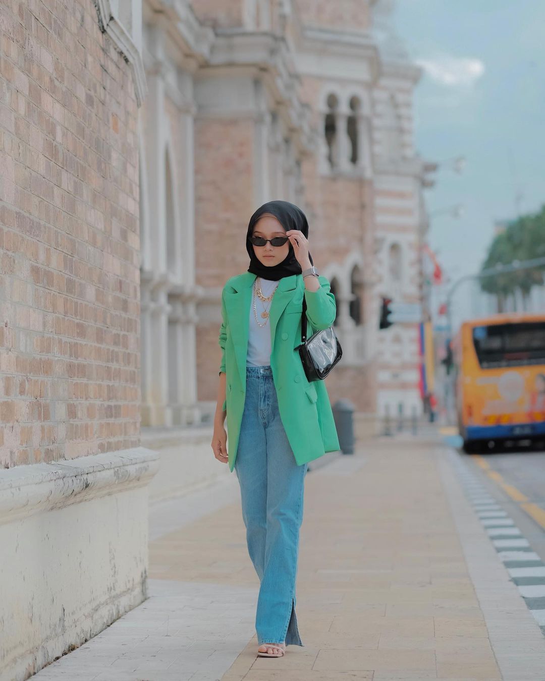 Hijab Trend 2022: Bold-Colored Fashion