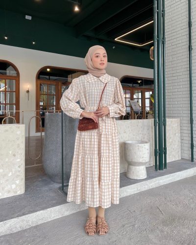 How To Style Midi Dress For Hijab Outfit This Summer
