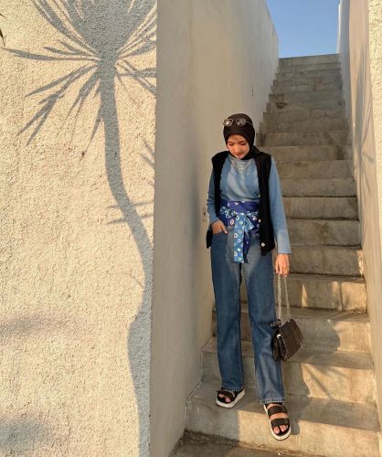 How To Style Obi Belt As Hijab Summer Fashion Accessory