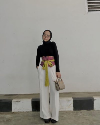 How To Style Obi Belt As Hijab Summer Fashion Accessory
