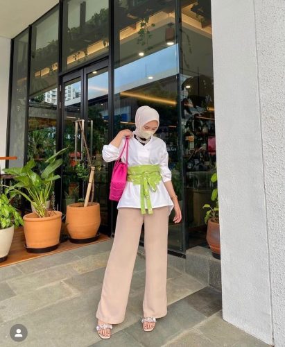 How To Style Obi Belt As Hijab Summer Fashion Accessory