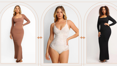 How To Perfectly Fit On A Wedding Dress With Body Shaper