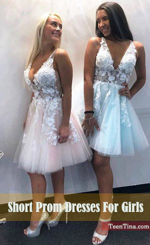 Short Prom Dresses For Girls