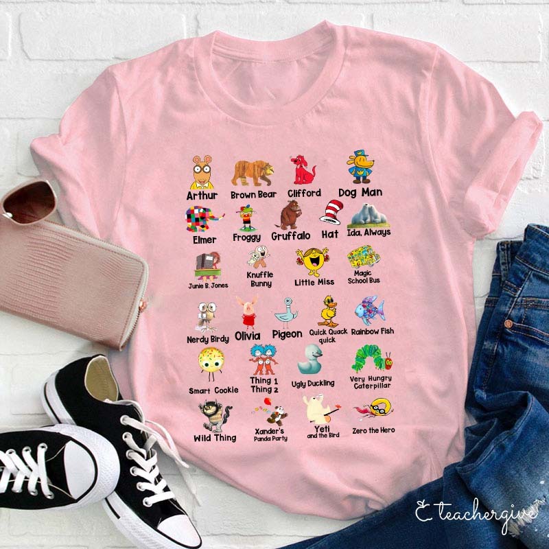 ABC Children's Book Teacher T-Shirt