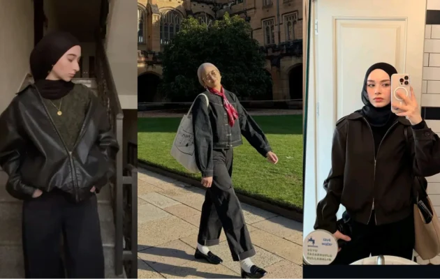My Favorite Hijab Outfit Formulas for a Dark Aesthetic Trend