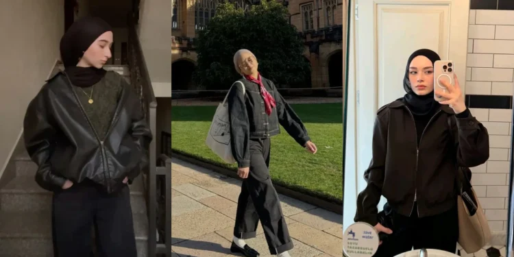 My Favorite Hijab Outfit Formulas for a Dark Aesthetic Trend