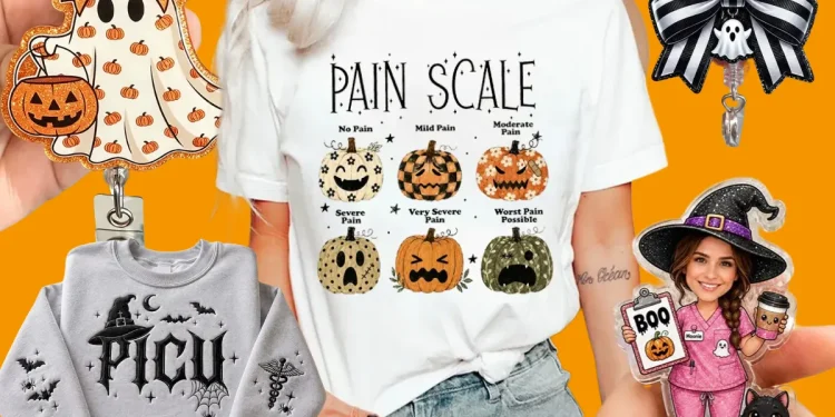 From Morning Rounds to Evening Parties: The Best Nurse Shirts and Accessories for Spooky Season